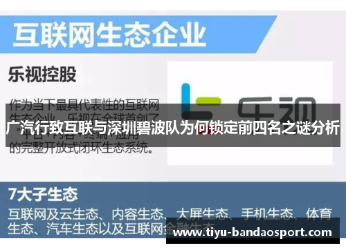 广汽行致互联与深圳碧波队为何锁定前四名之谜分析